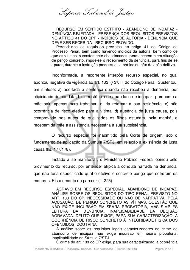 Artigo 395 cpp
