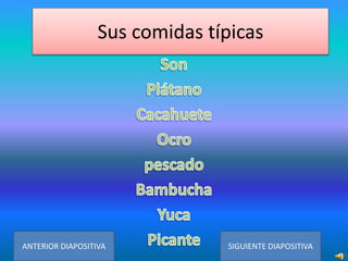 Sus comidas típicas

ANTERIOR DIAPOSITIVA

SIGUIENTE DIAPOSITIVA

 