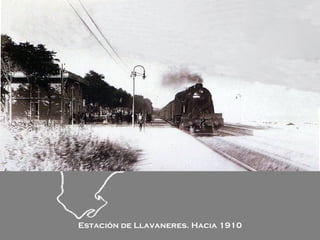 Estación de Llavaneres. Hacia 1910 