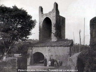 Peratallada (Girona). Torreó de la muralla 