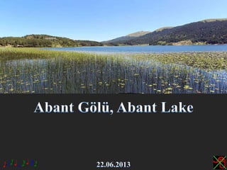 Abant Gölü, Abant Lake