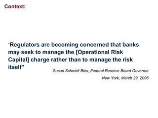 MITIGATING OPERATIONAL RISK: RISK TRANSFER SOLUTIONS | PPT | Free Download