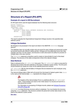 6$3 $* 3URJUDPPLQJ LQ +5
$FWLYDWLQJ WKH /RJLFDO 'DWDEDVH 3$3$' 