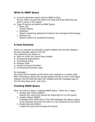 Abap query | PDF