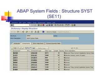 Abap programming overview | PPT