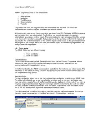 Abap sample | PDF