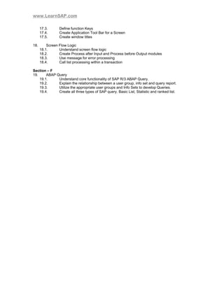 Abap sample | PDF