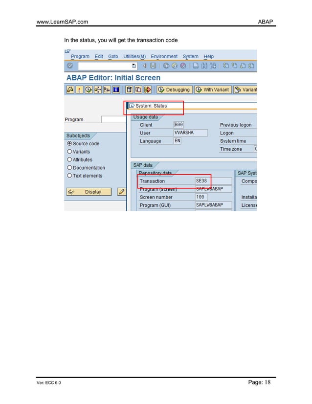 Abap sample code | PDF