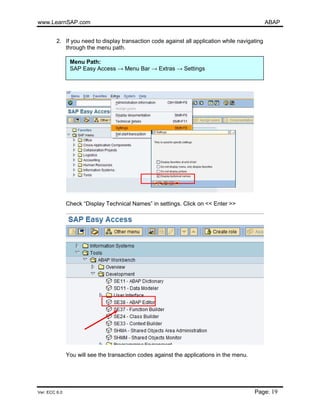 Abap sample code | PDF