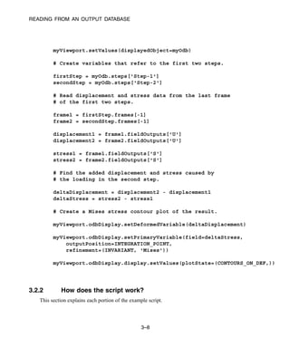 Abaqus 6.11 script manual | PDF