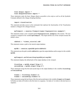 Abaqus 6.11 script manual | PDF