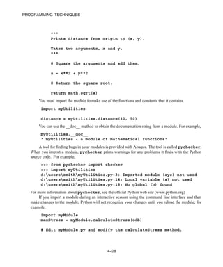 Abaqus 6.11 script manual | PDF