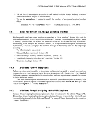 Abaqus 6.11 script manual | PDF