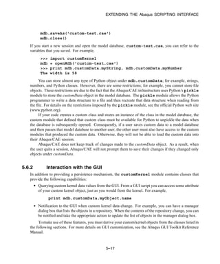 Abaqus 6.11 script manual | PDF