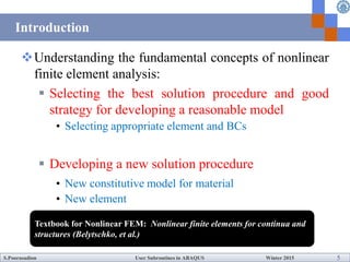 How to write User Subroutines with Abaqus | PDF