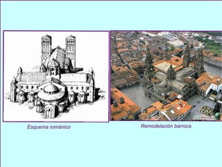 Esquema románico Remodelación barroca 