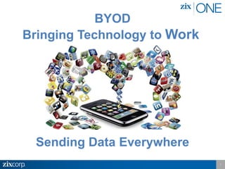 BYOD
Bringing Technology to Work
Sending Data Everywhere
 