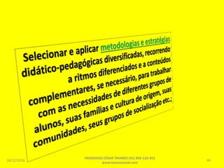 26/12/2018
PEDAGOGO CÉSAR TAVARES (41) 992-122-451
www.tavarescesar.com
49
 