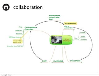 collaboration 
maandag 20 oktober 14 
 