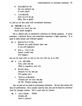A dictionary of basic japanese grammar | PDF