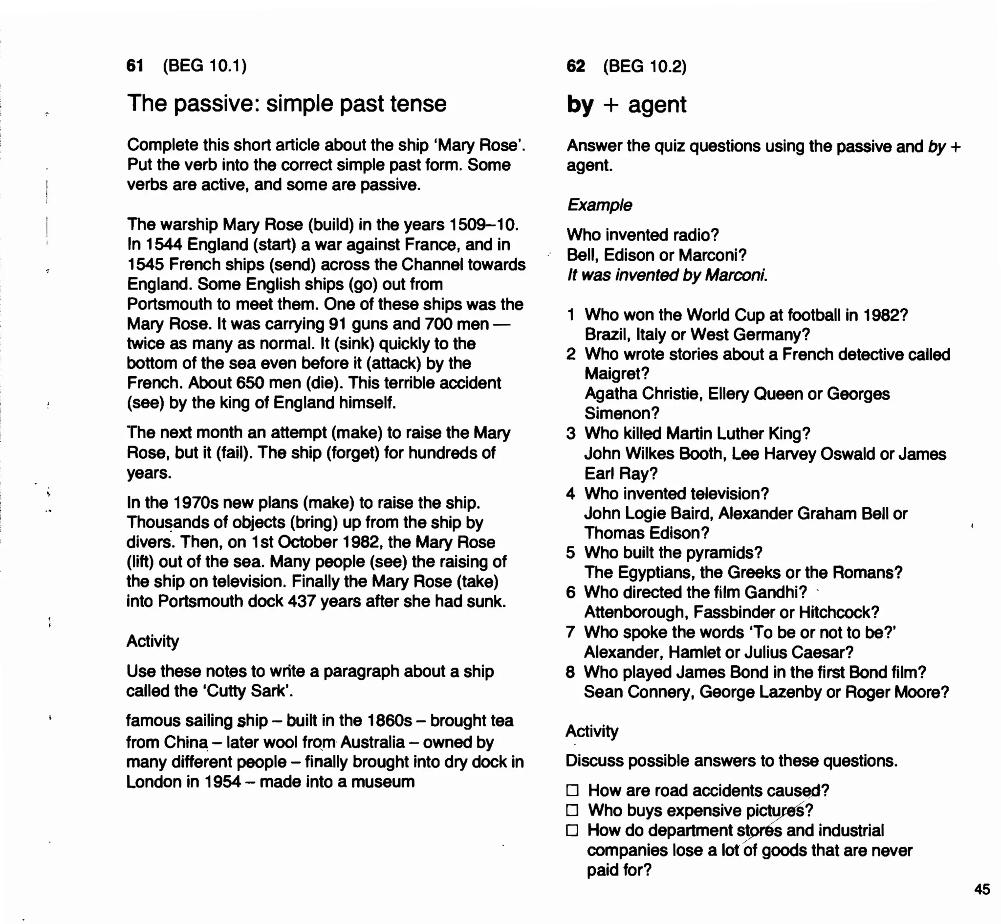 A basic english grammar exercises | PDF