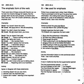 A basic english grammar exercises