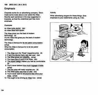 A basic english grammar exercises