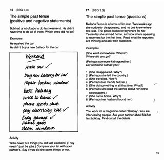 A basic english grammar exercises