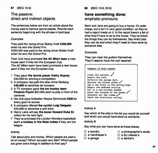 A basic english grammar exercises