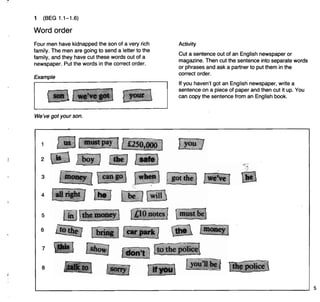 A basic english grammar exercises