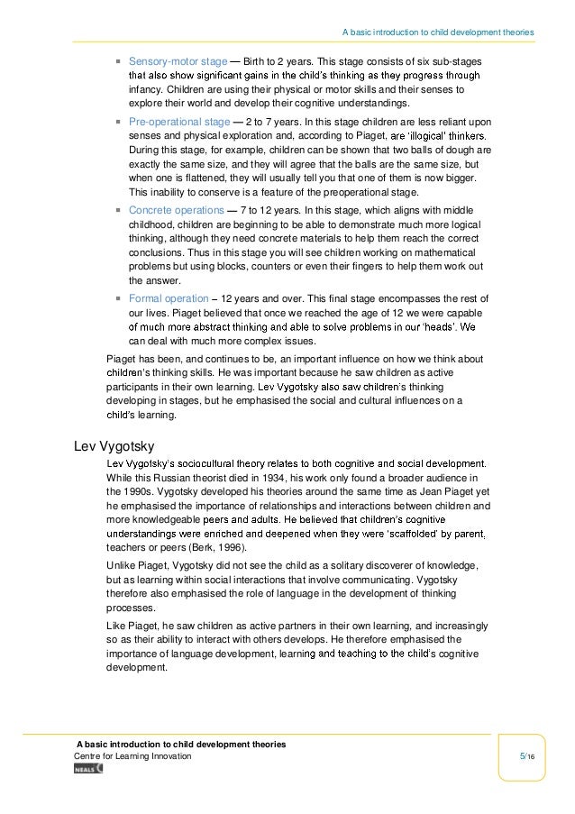 Essay Health A Basic Introduction To Child Development Theories Learning English Essay Example also Locavore Synthesis Essay A Basic Introduction To Child Development Theories Health Essay Example