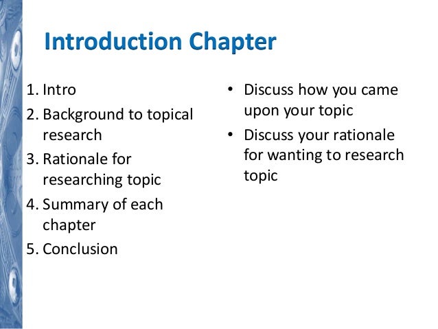 Structure thesis phd