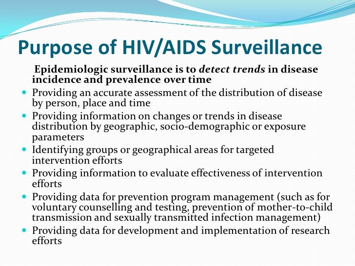 A basic understanding of HIV surveillance