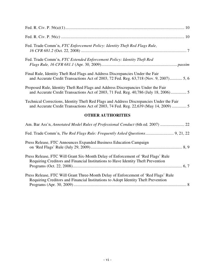 Ab As Motion For Partial Summary Judgment Aba V Ftc