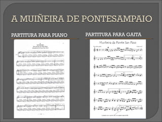 PARTITURA PARA PIANO PARTITURA PARA GAITA 