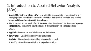 significance related ABA therapy and core principles.pptx