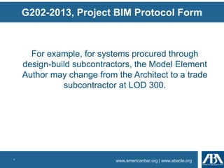 Using AIA’s Digital Practice Documents to Manage the Risks of BIM and ...