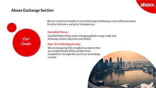 Abaxx Investor Presentation January 21 Abaxx Investor Presentation January 21