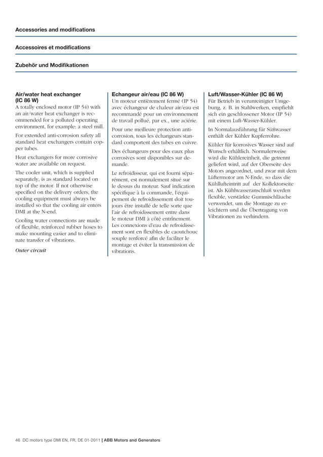 ABB DCMotorsDMICatalog PDF