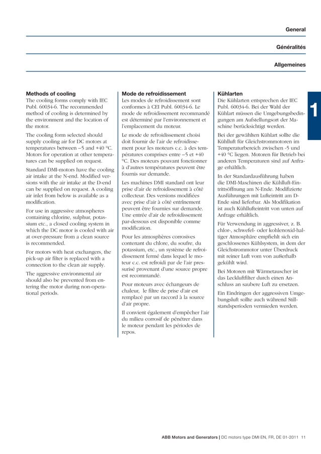 ABB DCMotorsDMICatalog PDF