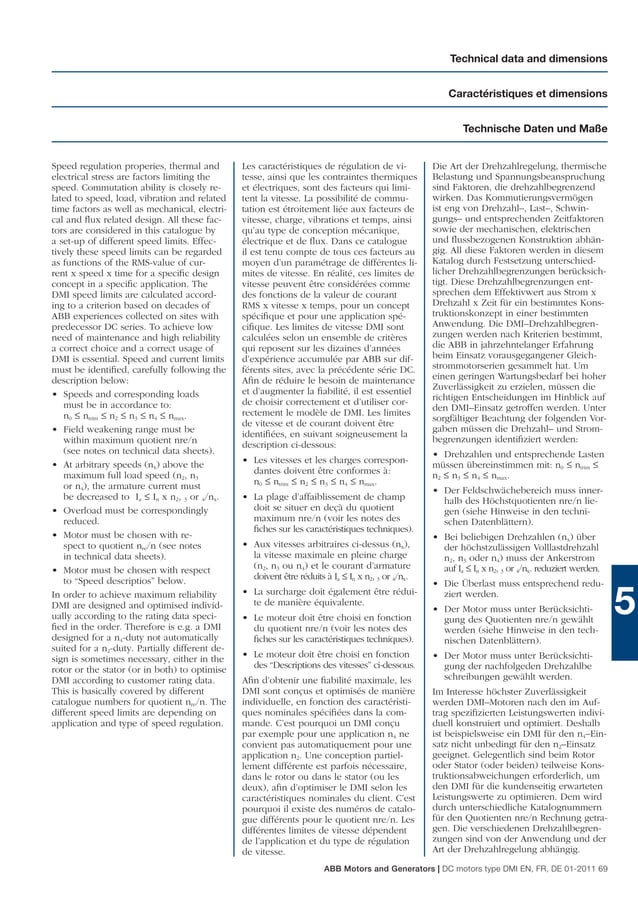 ABB DCMotorsDMICatalog PDF