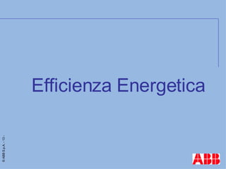 Efficienza Energetica 