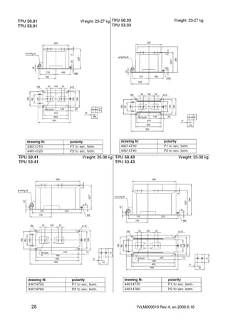 28

1VLM000610 Rev.4, en 2009.6.16

 
