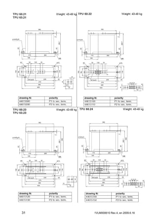 31

1VLM000610 Rev.4, en 2009.6.16

 
