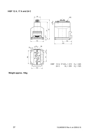 Weight approx. 14kg

57

1VLM000610 Rev.4, en 2009.6.16

 