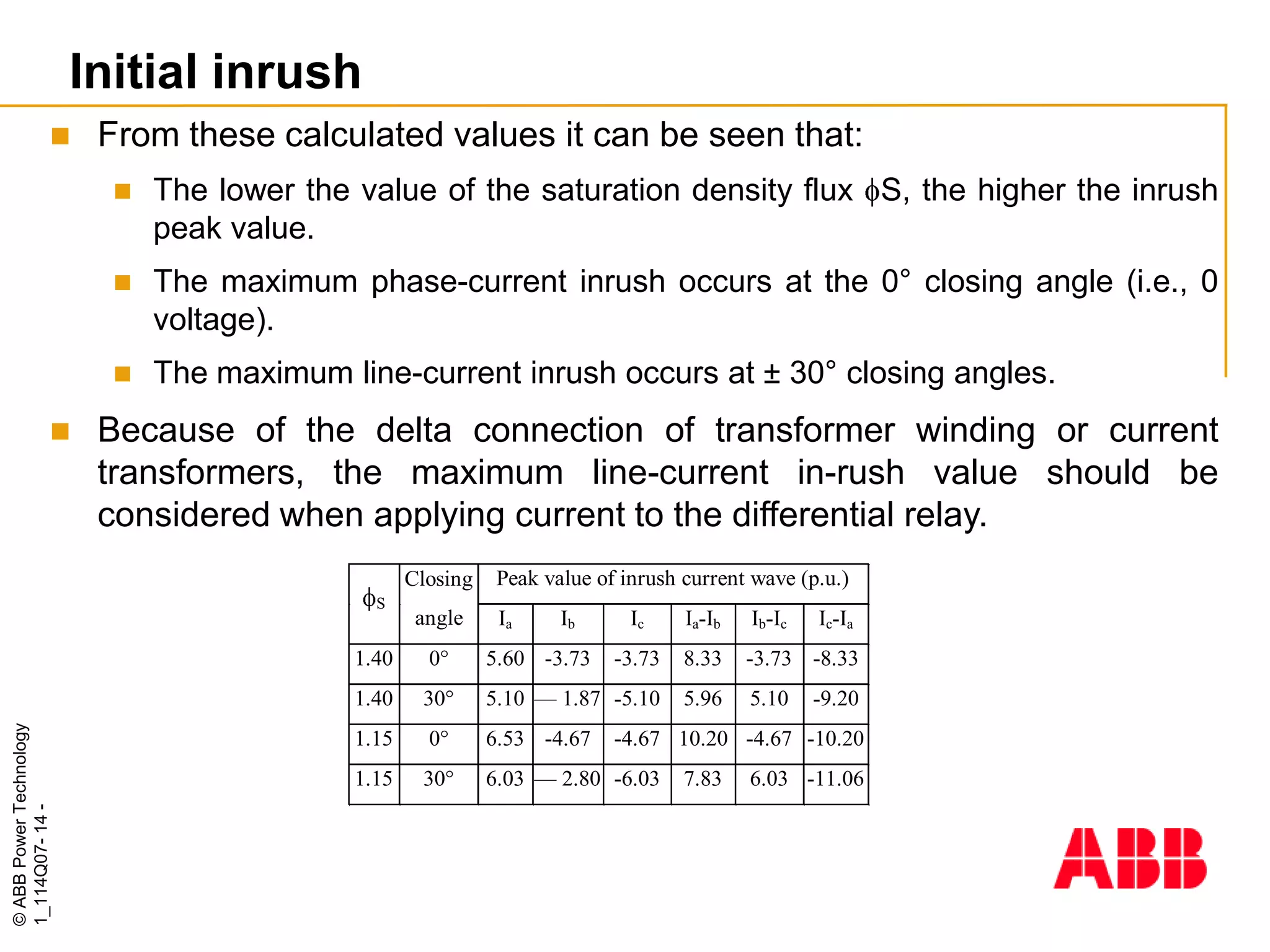 ABB - TRANSFORMERS-PROTECTION-COURSE (2001) | PPTX