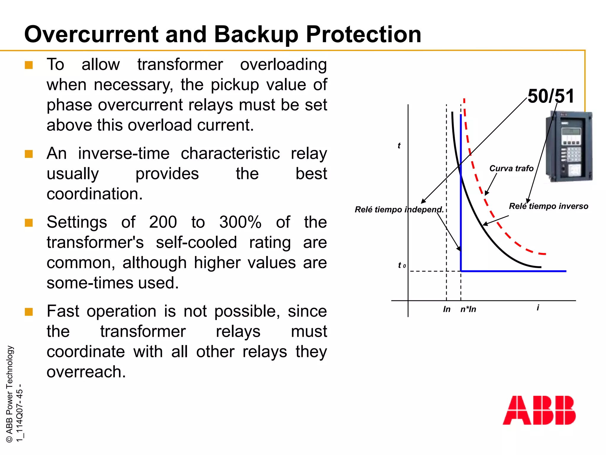 ABB - TRANSFORMERS-PROTECTION-COURSE (2001) | PPTX