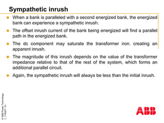 ABB - TRANSFORMERS-PROTECTION-COURSE (2001) | PPTX