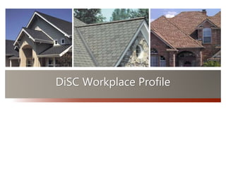 DiSC Workplace Profile
 