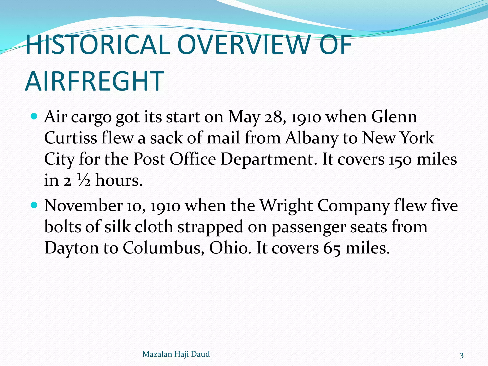 Air freight Logistics | PDF